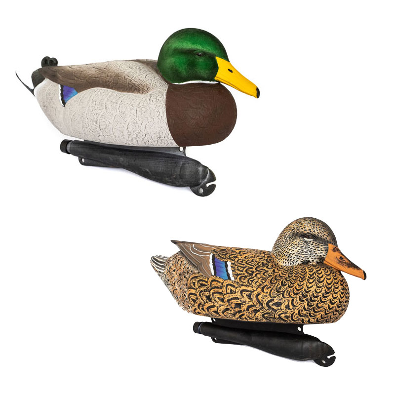 Duck Decoy 14 Inch Blue Bill 4 Drakes 2 Hens With Weighted Keel Pack Of 6 
